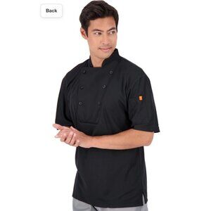 NWT Happy Chef Mens Bundle Of Four Black Chef Tops - 4XL